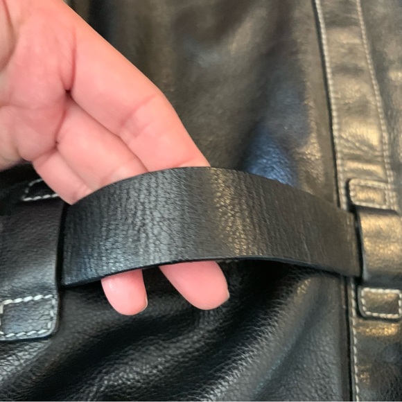 Kenneth Cole NY Black Leather Bag - Picture 8 of 12